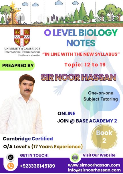 O Level Biology Notes, Book 2